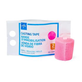 Fiberglass Casting Tape, Pink, 2" x 4 yd.