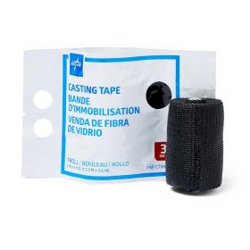 Fiberglass Casting Tape, Black, 3" x 4 yd.
