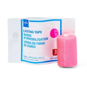 Fiberglass Casting Tape, Pink, 3" x 4 yd.