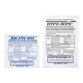 6" x 12" Hype-Wipe Bleach Towelette