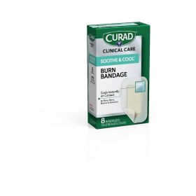 CURAD Soothe and Cool Clear Waterproof Hydrogel Bandages CUR5235V1