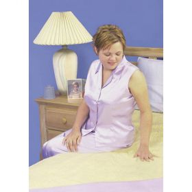 Essential medical d5004 sheepette synthetic lambskin bed pad-36"x80"