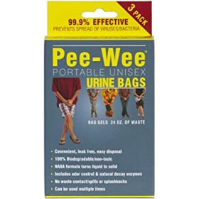 Pee-Wee by Cleanwaste Unisex Urine Bags-100 3-Packs (D583PW300)