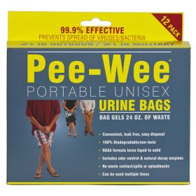Pee-Wee by Cleanwaste Unisex Urine Bags-50 12-packs (D599PW1250) 