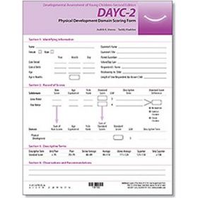 DAYC-2: Physical Development Domain Scoring Forms (25)