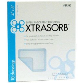 Classic Xtrasorb Super-Absorbent Dressing, Sterile, 4" x 5" DER89545Z