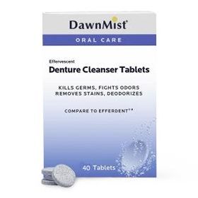Denture Cleanser Tablets,40/Box