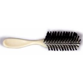 7.25" Ivory Hairbrush with Nylon Tuft Bristles