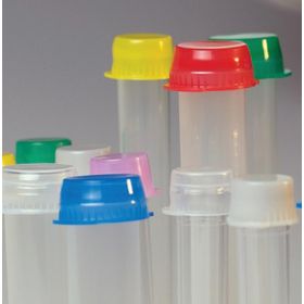 13 mm Polyethylene Snap Cap for Test Tube, Yellow, 1, 000/Bag