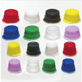 Polyethylene Snap Cap for Glass and Evacuated Tubes, 16 mm, Green