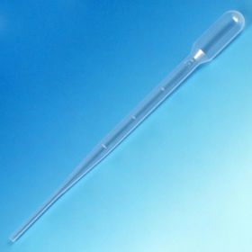 Transfer Pipette, 5.0 mL, Blood Bank, Graduated to 2 mL, 155 mm, Bulb Draw - 1.8 mL
