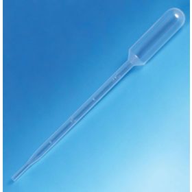 Sterile Transfer Pipette with Large Bulb, Graduated to 1 mL, 145mm, 5.0 mL, Cellophane Wrap, 10/Bag, 40 Bags / Case