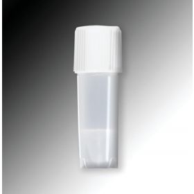 Self-Standing Polypropylene Sample Tube with External Threads and Conical Bottom, 1.2 mL