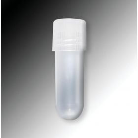 Polypropylene Sample Tube with External Threads and Round Bottom, 2 mL