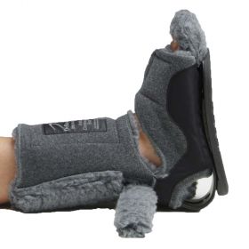 Ankle Contracture Boot Fleece, with Sole, L