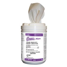 Oxivir Tb Disinfectant Wipes, 6" x 7", 160 Wipes / Canister