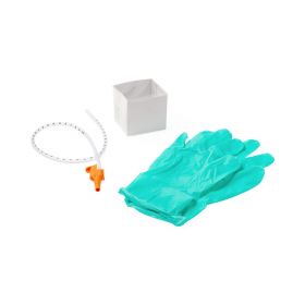 Suction Catheter Kit with 2 Gloves, Whistle Tip, 16 Fr, 200 mL Cup