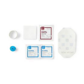 8-Piece IV Start Kit with Two Alcohol Prep Pads, One PVP Prep Pad and Suresite Window
