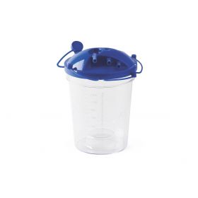 Rigid Disposable Suction Canister with Turret Lid
