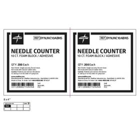Foam Needle Counter with Adhesive-DYNJNC10ABNS