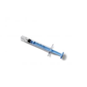 High-Pressure Polycarbonate Medication Syringe with Fixed Male Luer Lock Fitting, 3 mL, Blue