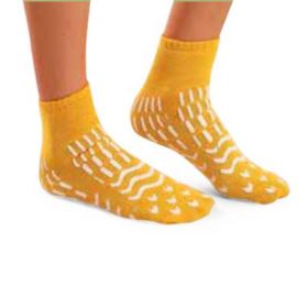 Confetti High Risk Patient Slipper, Yellow, Adult
