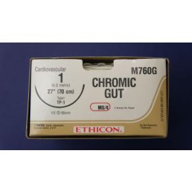 Chromic Gut Suture, G-2, Size 4-0, 18"