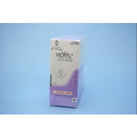 Undyed Coated Vicryl 0 CT-2 27" Suture