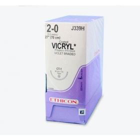Violet Coated Vicryl 2-0 CT-1 27" Suture