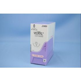 Violet Coated Vicryl 0 CT-1 36" Suture
