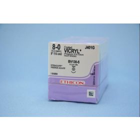 Violet Coated Vicryl 8-0 BV13 5" Suture