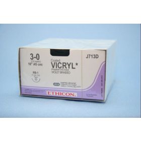 Undyed Coated Vicryl 4-0 RB-1 8-18" Suture