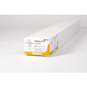 SUTURE, SURGICAL, SS, MONO, B&S, 5, 2-18"