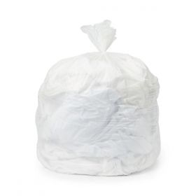 Low-Density Trash Can Liner, White, 24" x 32", 0.9 Mil, Roll