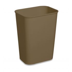 Soft-Side Waste Basket, Brown, 27 qt.
