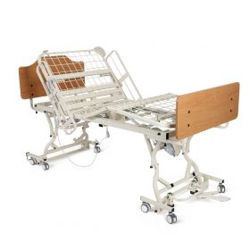4-Motor Full-Electric High-Low Hospital Bed with Locking System, 34.5" Wide