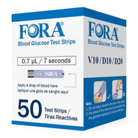 FORA Premium Blood Glucose Test Strips for V10/V30 Monitors