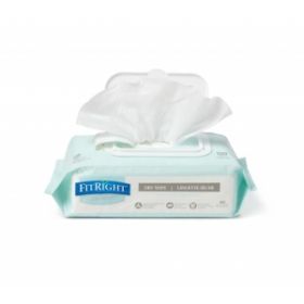 FitRight Soft Dry Wipes, 8" x 8", 1, 200/Case