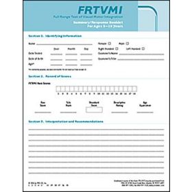 FRTVMI Summary/Response Booklet Age 510 (100)