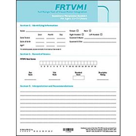 FRTVMI Summary/Response Booklet, Ages 1174 (100)