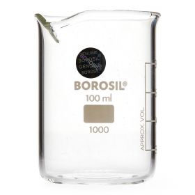 Borosil Griffin Low Form Beaker with Spout, 100 mL