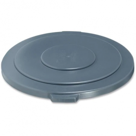 Lid, f/55gal brute round container, gray