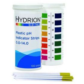 Ph strips, hydrion spectral, 0-14, pk100