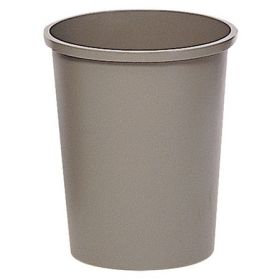 11 gal. lldpe round trash can, gray