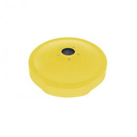 Drum recyc lid 55 gal(closed/open) yellow