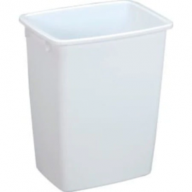 Rubbermaid174; wastebasket 36 quart, white