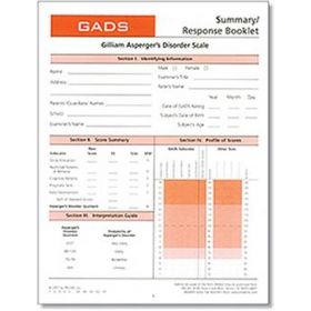 GADS Summary/Response Booklets (25)