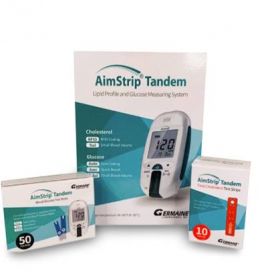 AimStrip Tandem Starter Kit, Total Cholesterol, Glucose