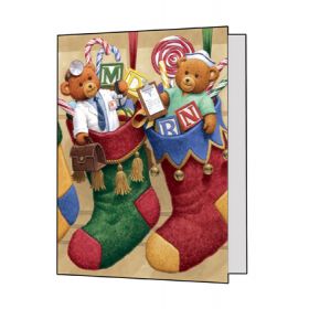 Stockings christmas cards