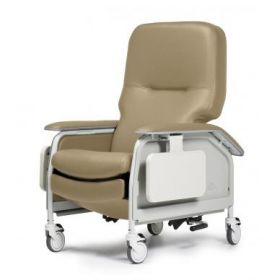 Lumex Recliner with Drop Arm, Heat and Massage, Vin Gold
